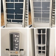 S171 ハイアール 窓用エアコン（冷房専用・おもに4.5～7畳用　ホワイト）Haier JA-18M(W)⭐動作確認済 ⭐クリーニング済 S171 ハイアール 窓用エアコン（冷房専用・おもに4.5～7畳用 ホワイト