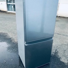 ET1358番⭐️AQUAノンフロン冷凍冷蔵庫⭐️2018年式