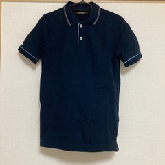 17日処分【メンズM】COMME CA（コムサ）紺のポロシャツ