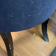 ニトリグラストップダイニングテーブル、スパニッシュチェア4個付き