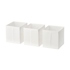 IKEA SKUBB, 収納ボックス　ホワイト, 31x34x3...