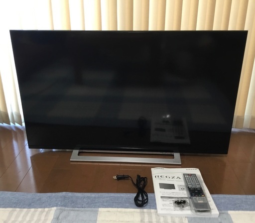 ＜美品＞東芝REGZA・43M520X・43V型地上・BS・110度CSデジタル 4Kチューナー内蔵・LED液晶テレビ