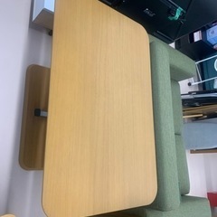 美品 ニトリ 昇降テーブル ダンパーコラボ 幅120cm 美原