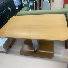 美品 ニトリ 昇降テーブル ダンパーコラボ 幅120cm 美原