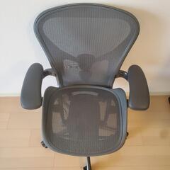 アーロンチェア リマスタード ポスチャーフィットSLフル装備 Bサイズ カーボンフレーム サテンカーボンベース DC1キャスター