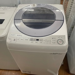 SHARP 8.0kg全自動洗濯機　ES~GV8B 2018年製　