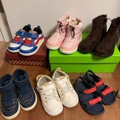 新品アリ　子供靴、サンダル、ブーツ　17〜19㌢　6足おまとめ
