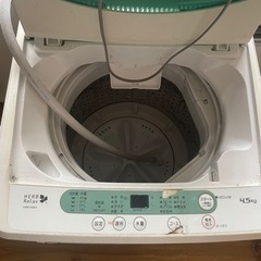 使用可能の洗濯機