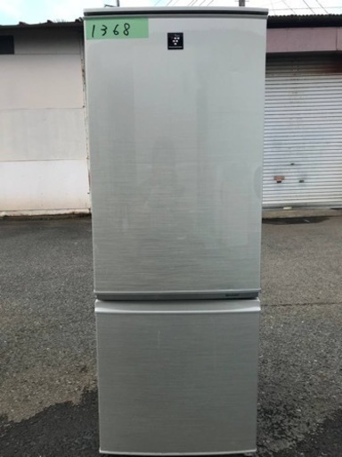 1368番 シャープ✨ノンフロン冷凍冷蔵庫✨SJ-PD17T-N‼️