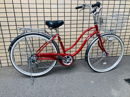 サイクルベースあさひ 自転車（シティ）26インチ　６段変速