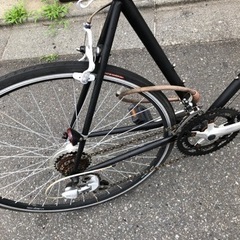 ◆旧車◆クロモリブラックロードバイク