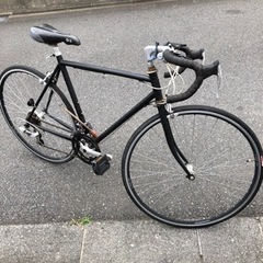 ◆旧車◆クロモリブラックロードバイク