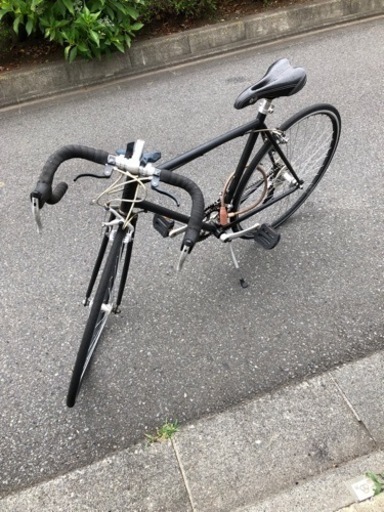 ◆旧車◆クロモリブラックロードバイク