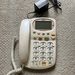 差し上げます: サンヨー製　留守電付き電話機TEL-D59