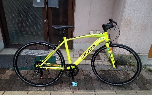 ATTITUDE[アティテュード]RIDART 700cシティークロスバイク 7speed/イエロー