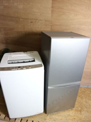 【購入予定者決定】仙台市内配送料込み！2021年製 アクア 2ドア冷蔵庫＆6㎏洗濯機 高年式おススメの単身セット
