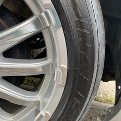 タイヤ4本(ほぼ新品です)値下げ交渉⭕️