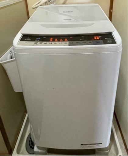 洗濯機　HITACHI ビートウォッシュ　8kg 2016年製