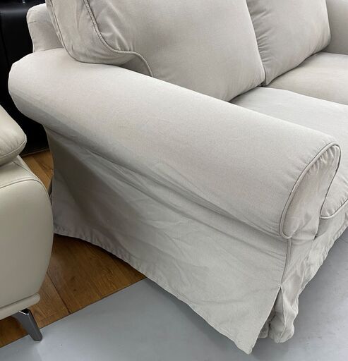 激安価格セール  カバーリングタイプ おしゃれ2P布製ソファ、幅173cm IKEA R066 ラブソファ