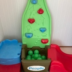 【中古】peopleピープル幼児室内玩具　クライミングウォール