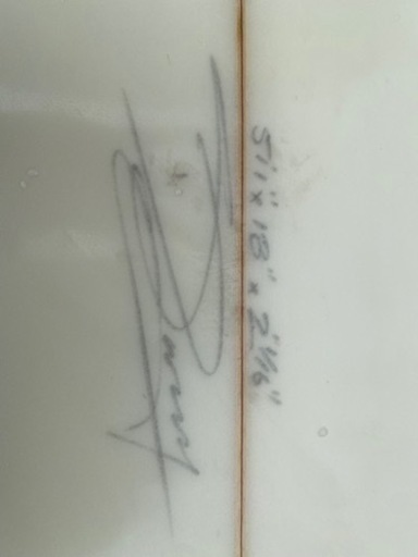 サーフボード Darcy DARCY SURFBOARD 5,11 手渡し DARCY SURFBOARD 5