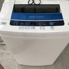 2013  AQUA洗濯機作動確認してない(ジャンク扱い）