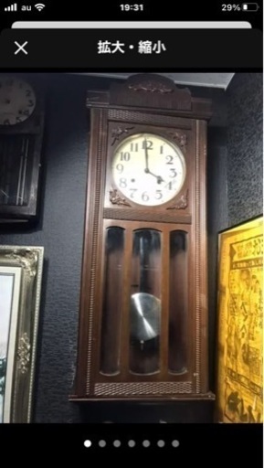 柱時計、愛知柱時計、レトロ柱時計、ゼンマイ柱時計、アンティーク