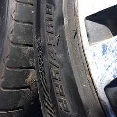 メーカー不明　社外アルミホイール.タイヤ　セット　4本