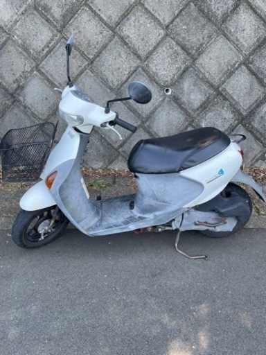 神奈川 原付 レッツ2 実働 サイドスタンド付き 中古バイク車体