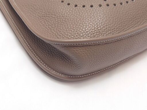 HERMES エルメス エヴリンPM エトゥープ シルバー金具 エブリン 【公式 HERMES エルメス エヴリンPM エトゥープ シルバー金具 エブリン 【公式