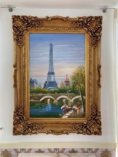絵画　油絵　フランス　パリ　海外
