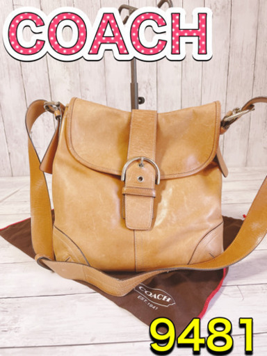 H1192 COACH コーチ　ソーホースモール レザーダッフル　キャメル