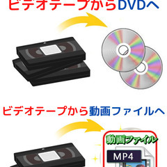 大切な思い出のビデオテープをDVD(または動画ファイル)へ…
