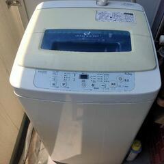 洗濯機　ハイアールJW-K42M-W　0円
