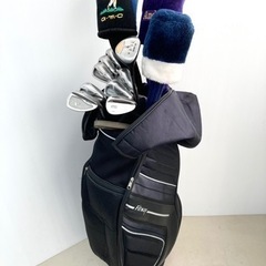 ◆TourStage ドライバー ＋Tsuruya  AXEL アイアン 等◆ゴルフクラブ 13本セット＋ 美品 Fitway キャディバッグ付き