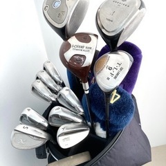 ◆TourStage ドライバー ＋Tsuruya  AXEL アイアン 等◆ゴルフクラブ 13本セット＋ 美品 Fitway キャディバッグ付き