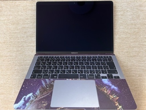 【美品】Macbook Air M1 本体保護フィルム付き　全面コーティング済み