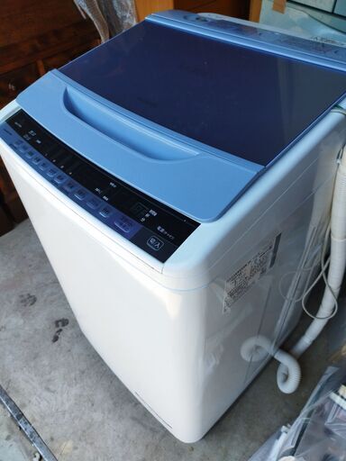 日立 全自動洗濯機 １７年製ビートウォッシュ 7kg ブルー （BW-V70A ）