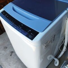 日立 全自動洗濯機 １７年製ビートウォッシュ 7kg ブル…