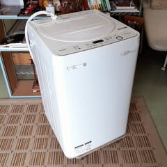 シャープ 5.5kg 洗濯機 2020年製 コンパクトボディ E...