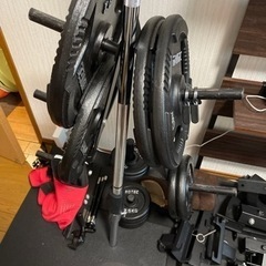 WASAI ハーフサイズ　パワーラック& バーベルとプレートセット