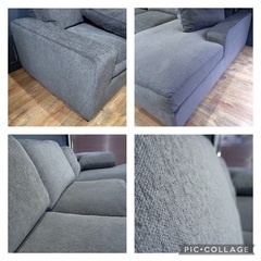 ☑️メル売約済　大塚家具DUO35万フェザーコーナーカウチソファー新築モデルルーム