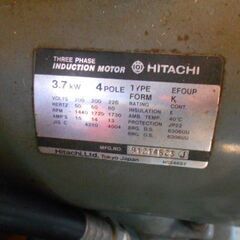 エアーコンプレッサー三相200V不動車部品取り、引取り限定です。