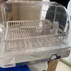 コイズミ 食器乾燥機(樹脂かご) ホワイト KDE-500…