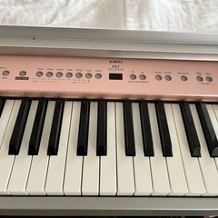 【ネット決済】かわいいピンクの電子ピアノ
