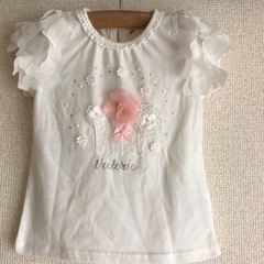 【美品】女児　９０　可愛いオシャレＴシャツ