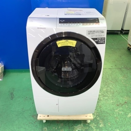 ⭐️HITACHI⭐️ドラム式洗濯乾燥機　2019年　11kg/6kg 大阪市近郊配送無料