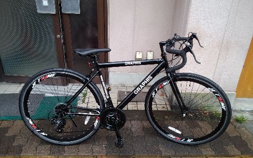 GRAPHIS[グラフィス]700c  ロードバイク 21speed/ブラック
