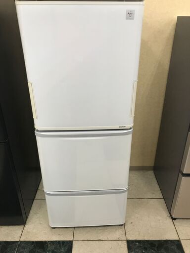 引取限定】SHARP シャープ ノンフロン冷凍冷蔵庫 SJ-PW31Y-W 314L 14年 