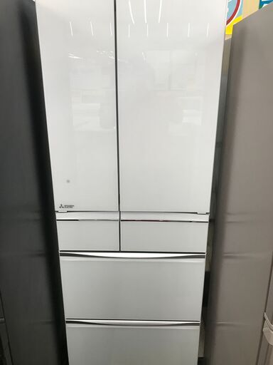 引取限定】三菱 ノンフロン冷凍冷蔵庫 MR-MX57E-W 572L 19年製【小倉南 